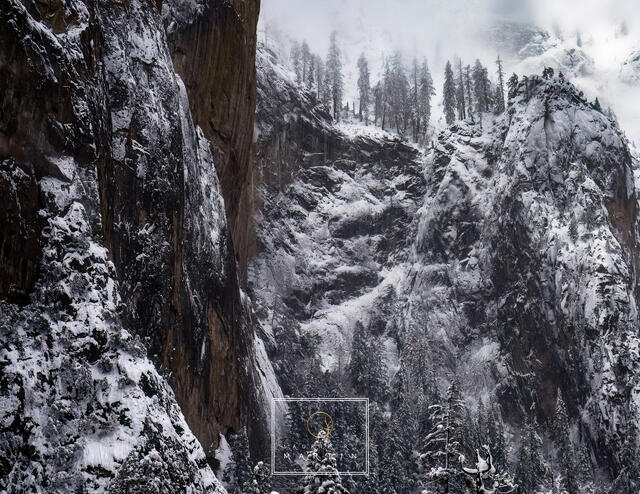Frozen Yosemite print